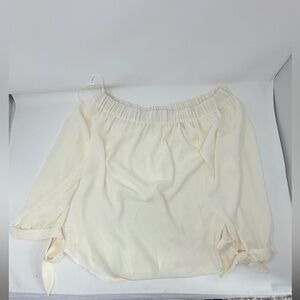 Express off the shoulder top xs tiny stain
